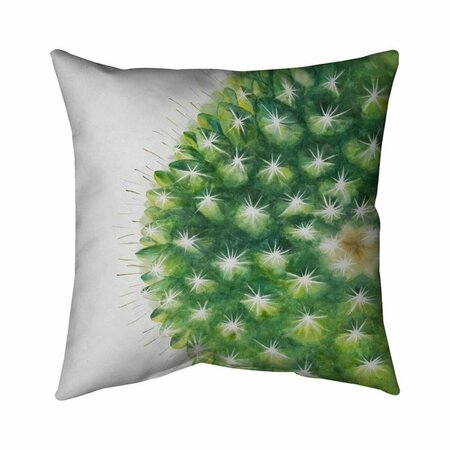 BEGIN HOME DECOR 20 x 20 in. Watercolor Mini Cactus-Double Sided Print Indoor Pillow 5541-2020-FL138